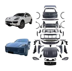Nuevo kit de carrocería Facelift para Porsche Cayenne 10-17 Kit de carrocería diseño parachoques de coche 958,1 958,2 actualización a 9Y0.2 9Y0.A Turbo S 2024