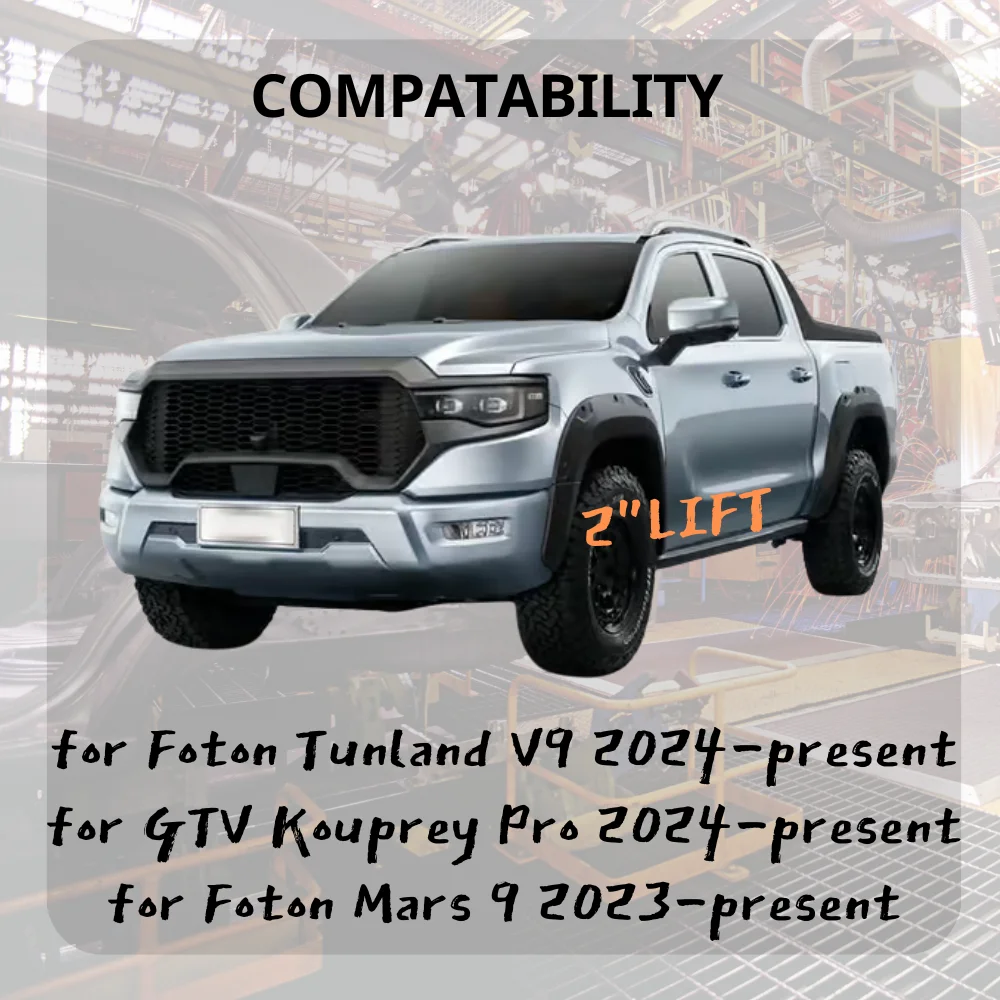 Kit nivelación trasera Foton Tunland V9 y Mars 9 2024 - imagen 2