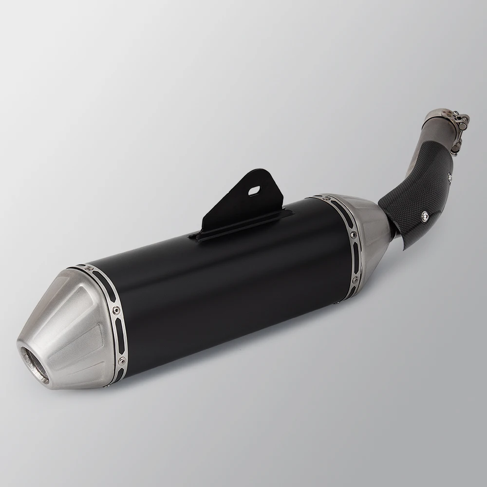 Escape slip-on con cubierta de carbono para Yamaha Ténéré 700