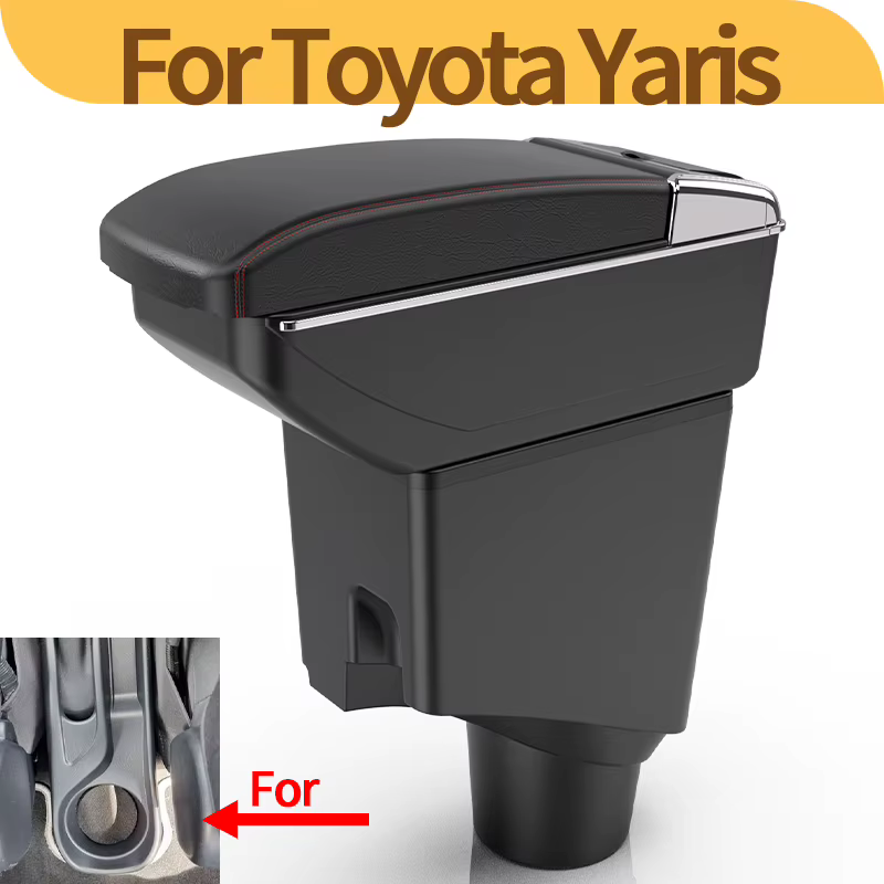 Consola central con reposabrazos para Toyota Yaris híbrido 2015-2023