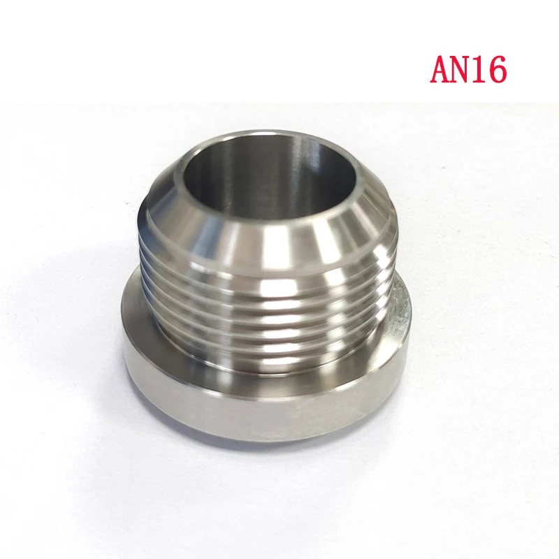 Conector de combustible macho 20AN de acero inoxidable para soldar en bung - imagen 2