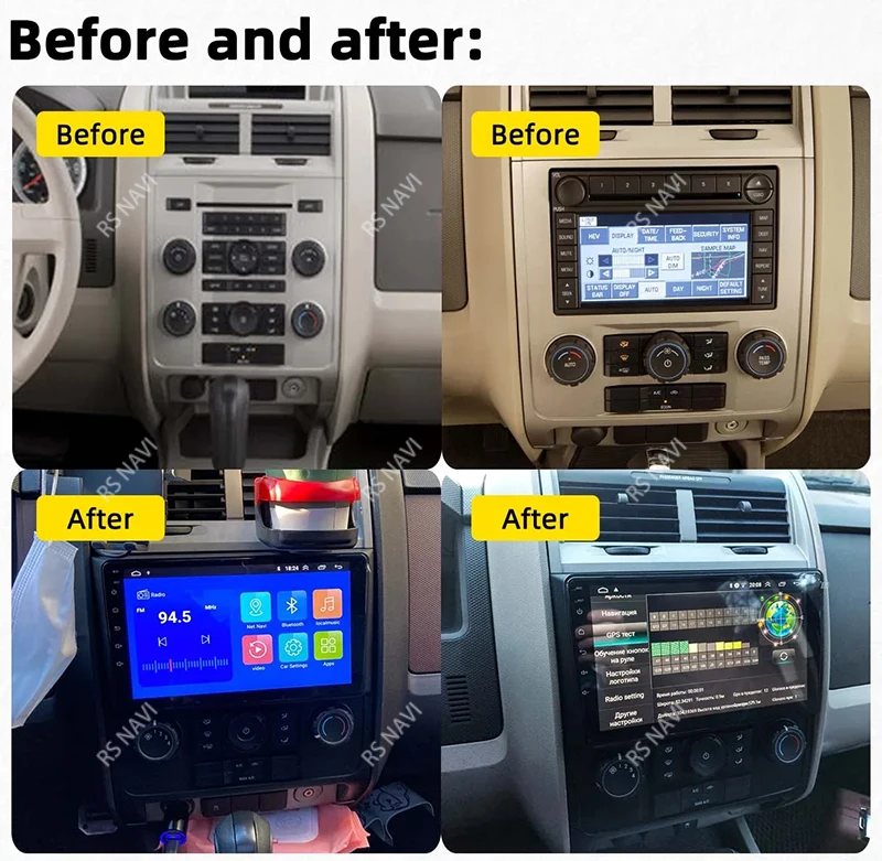 Radio multimedia RSNAVI para Ford Escape