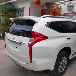 Alerón Montero para Mitsubishi Pajero Sport Tail Fin 2016 a 2020, alerón trasero blanco para coche, accesorios de plástico ABS