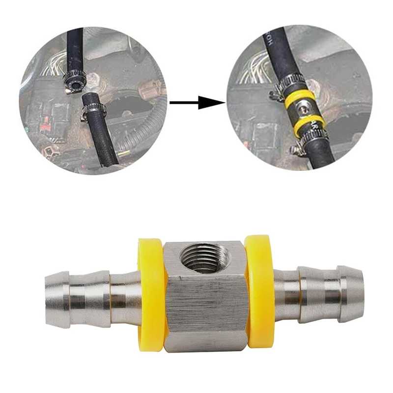 Medidor presión combustible con adaptador en T y sensor - imagen 2
