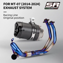 Escape completo con silenciador para Yamaha MT-07 2014-2023