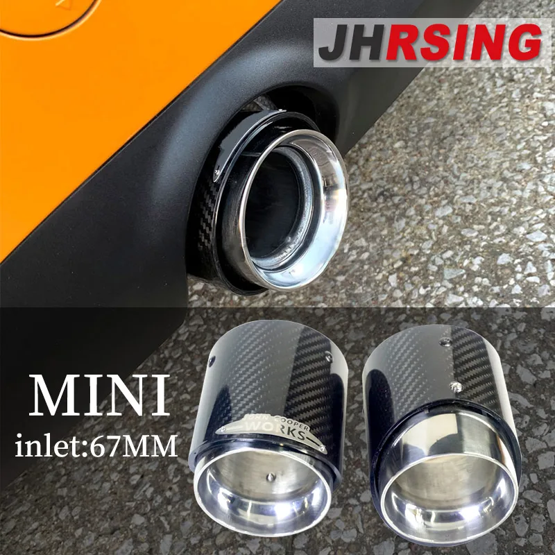 Silenciador de escape de fibra de carbono Mini Cooper S F55/F56