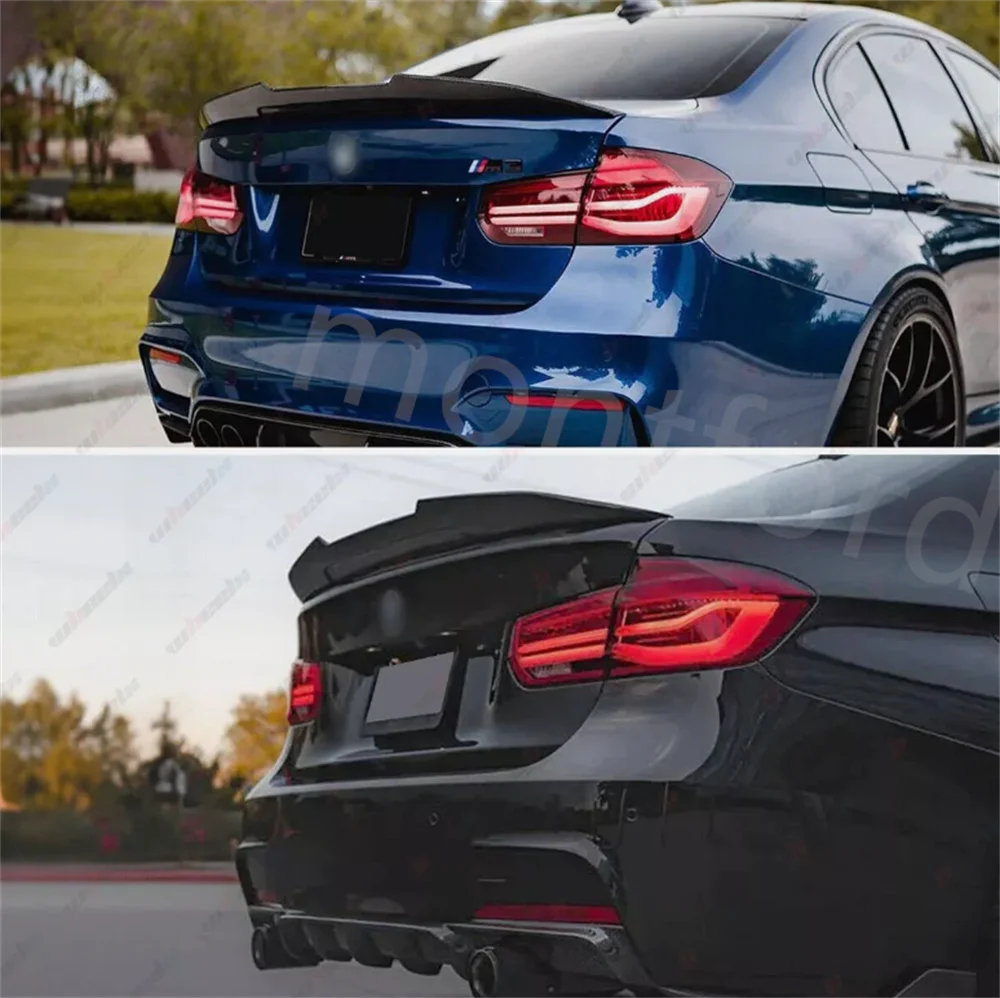 Alerón ABS negro estilo M4 para BMW Serie 3 F30 2012-2018 - imagen 2