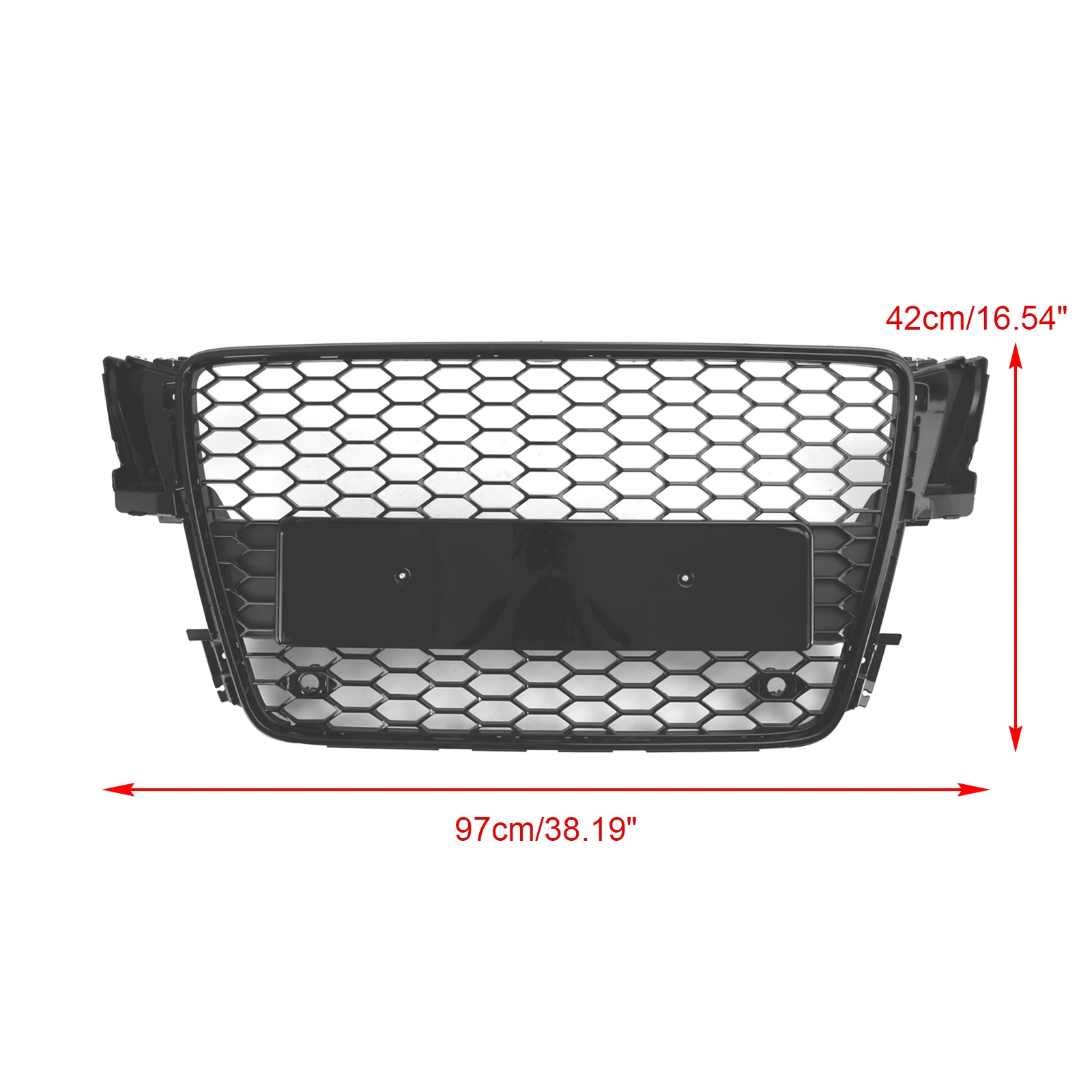 Parrilla deportiva Henycomb con capó estilo RS5 – Audi A5 S5 B8 2008-2012 - imagen 3
