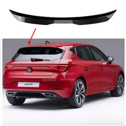 Extensión alerón trasero ABS negro brillante – Seat León Mk4 2020-2025