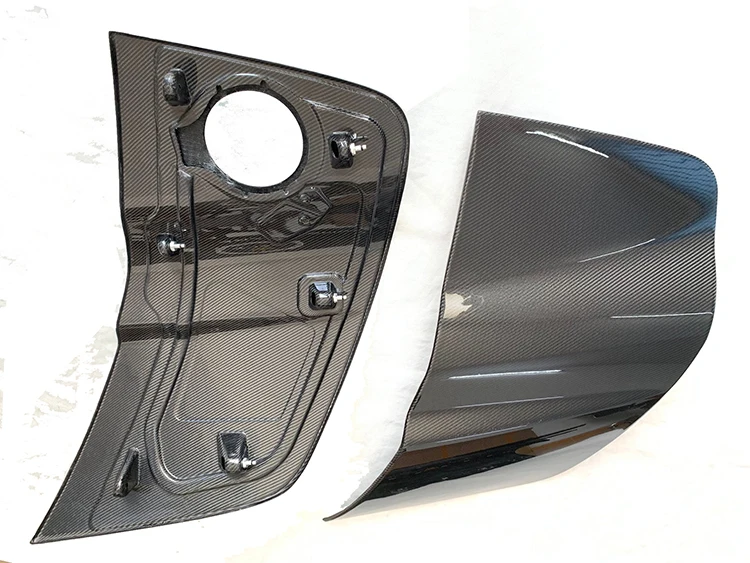 Faldón lateral fibra de carbono Audi R8 estilo OEM 2008-2015 - imagen 4