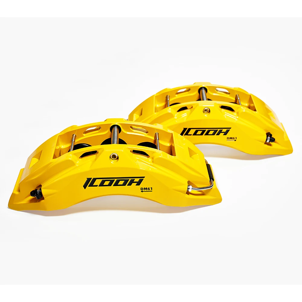 Kit pinza de freno ICOOH DM6 6 pistones alto carbono - delantera