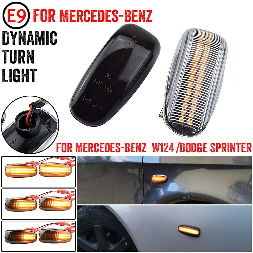 Intermitente LED dinámico lateral Mercedes-Benz W210 W202