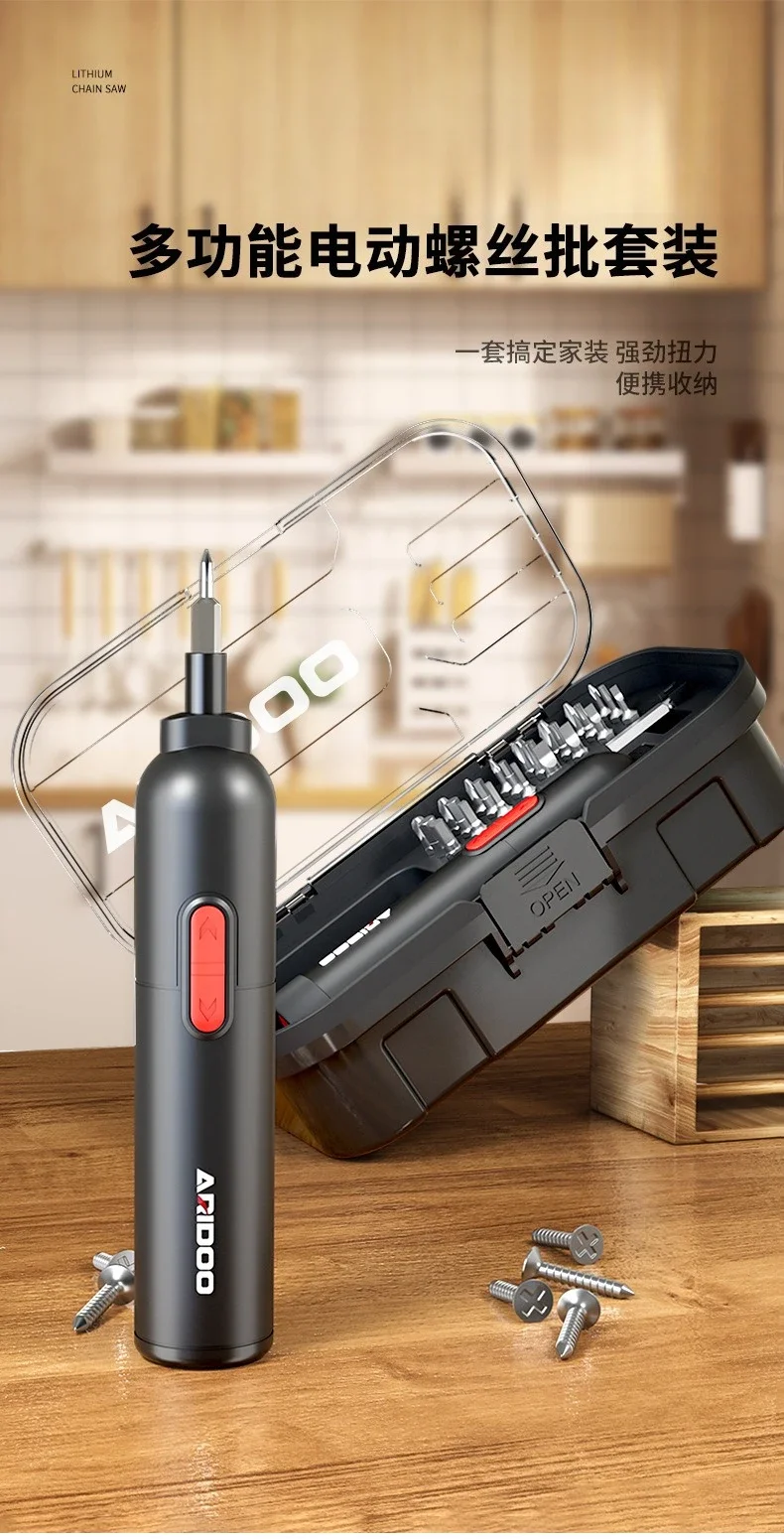 Destornillador eléctrico recargable 18V con batería de litio - imagen 5