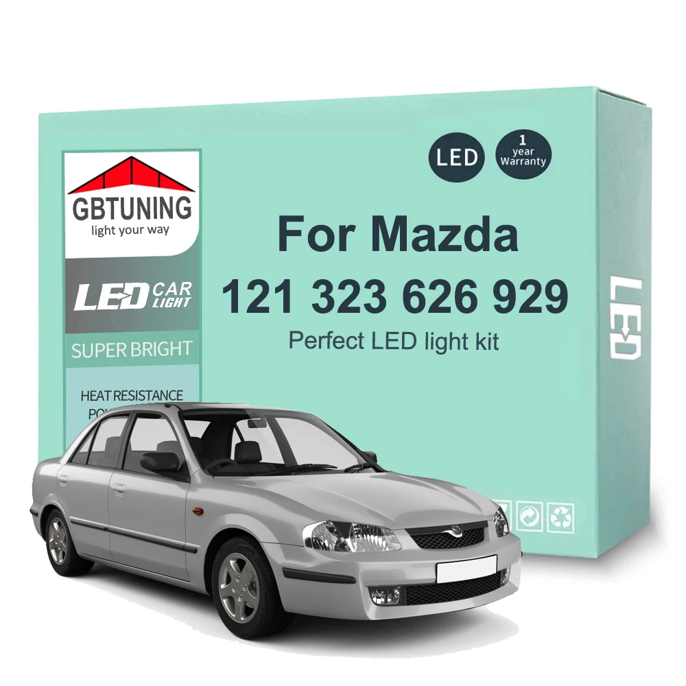 Bombillas LED de interior para Mazda 121, 323, 626 y 929