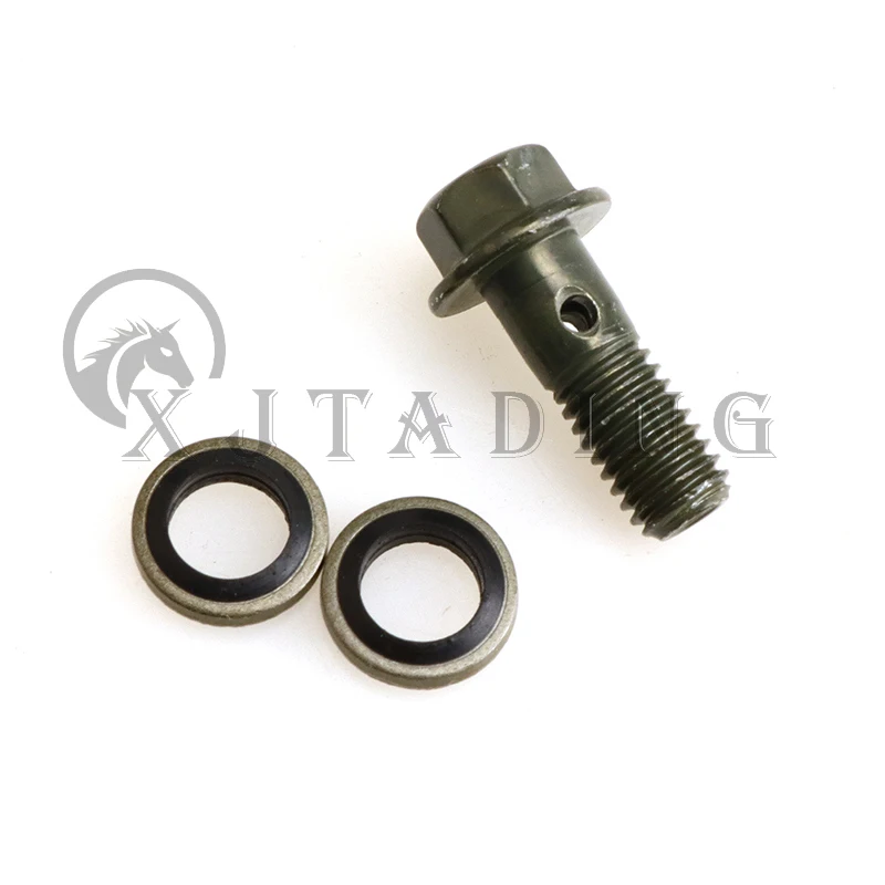 Tornillo banjo de freno M8/M10 x 1,25 x 22 mm para moto y ATV - imagen 4