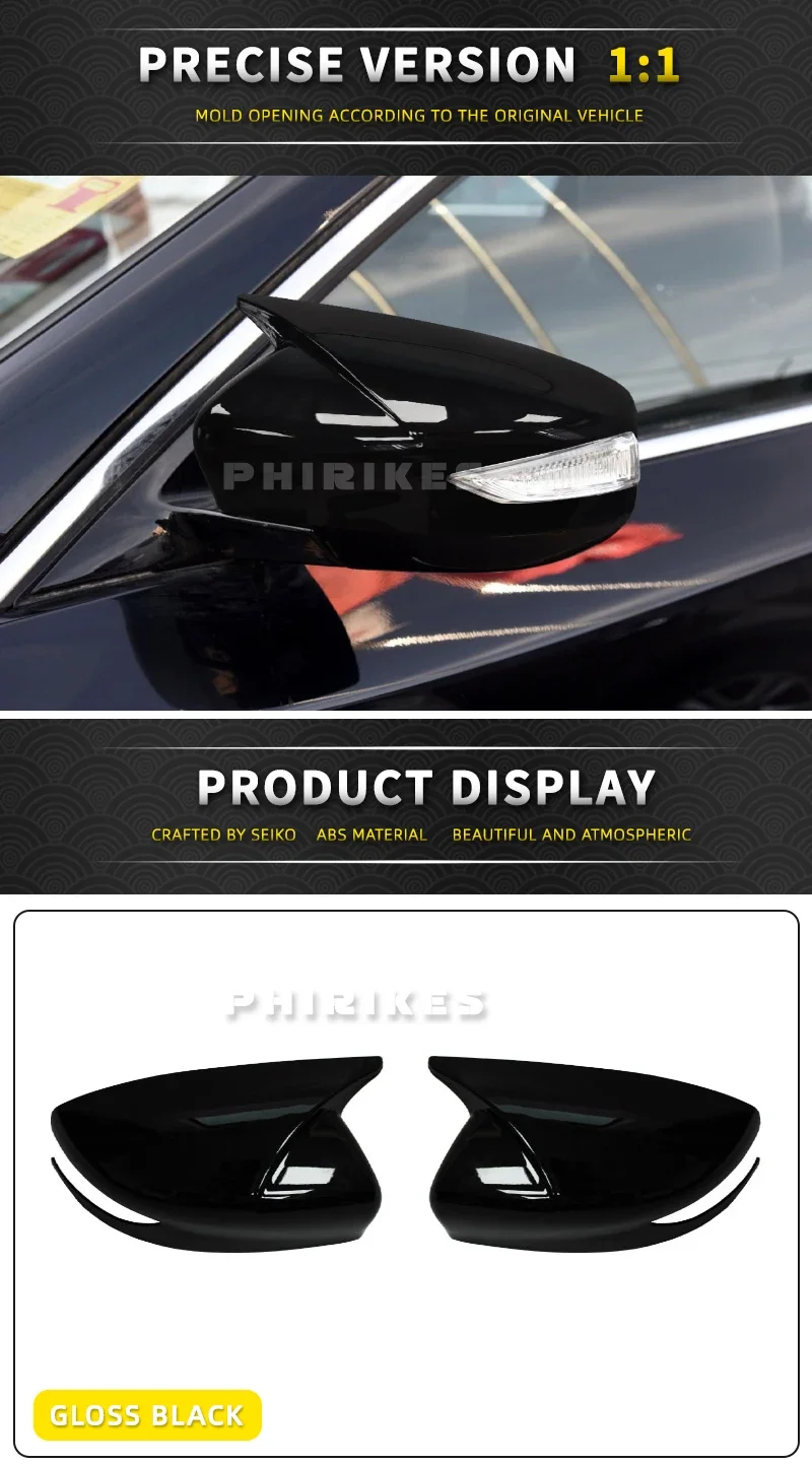 Vista adicional de la cubierta de retrovisor para Nissan