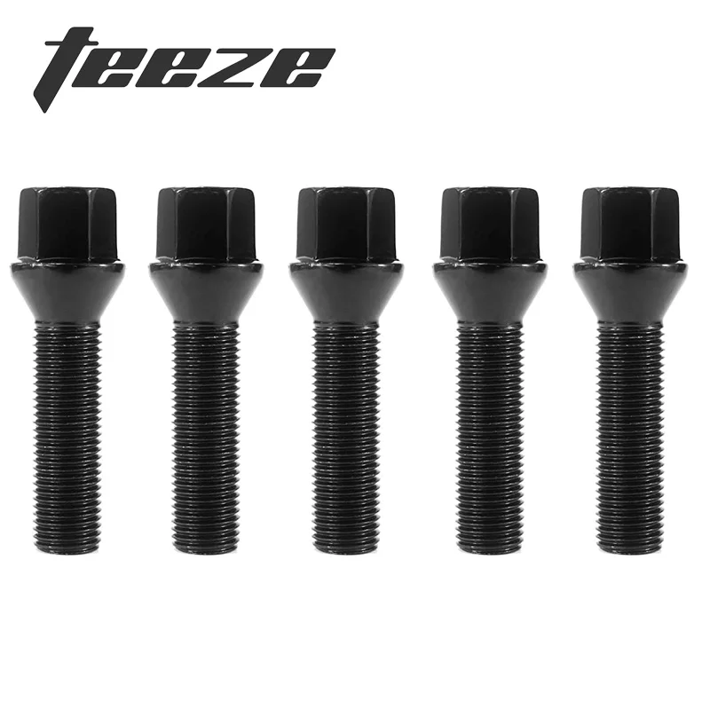 Tuercas antirrobo M12-M14x1,5 BMW Serie F10 F30 F15 F16 – negro