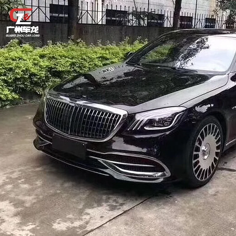 Parrilla delantera ABS Mercedes-Benz Clase S W222 estilo Maybach - imagen 3