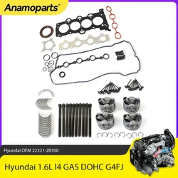 Kit pistones y anillos G4FJ Hyundai Veloster Tucson 1.6L