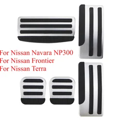Pedales de acero para Nissan Navara NP300, sin perforación