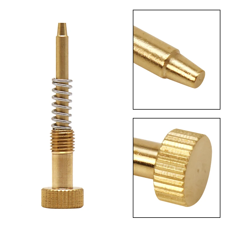 Kit tornillos ajuste aire CNC aluminio carburador Keihin PWK - imagen 5