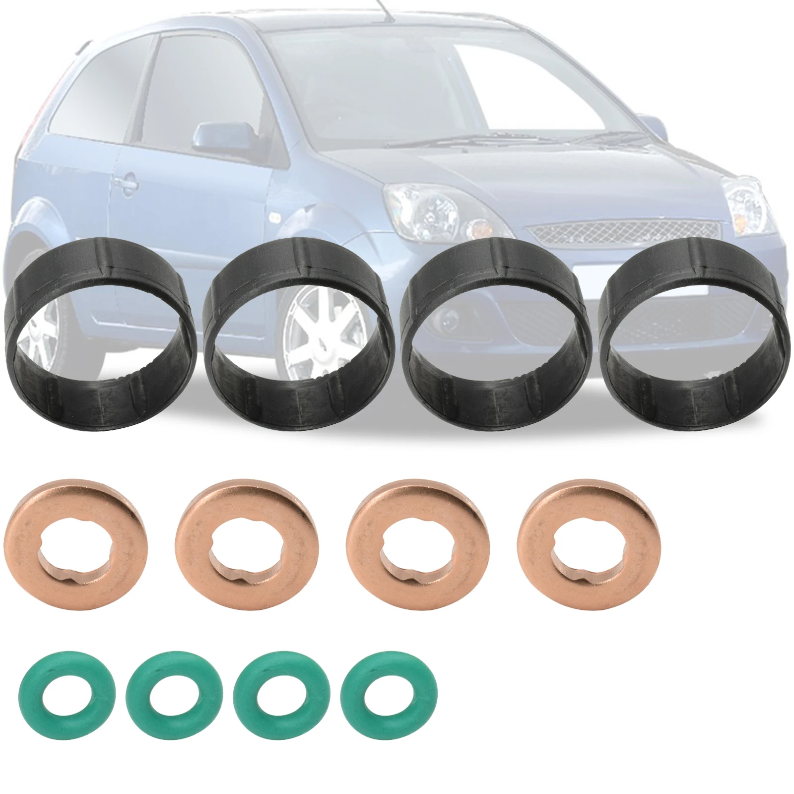 Juntas tóricas de inyector Ford Fiesta Mk5 1.4 TDCi