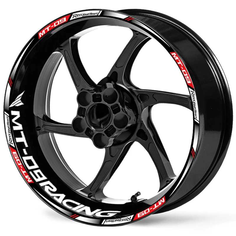 Pegatinas reflectantes Yamaha MT-09 para llanta - imagen 2