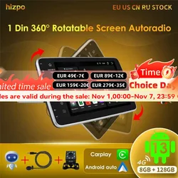 Hizpo Radio Android Auto CarPlay para VW Fiat Renault Nissan