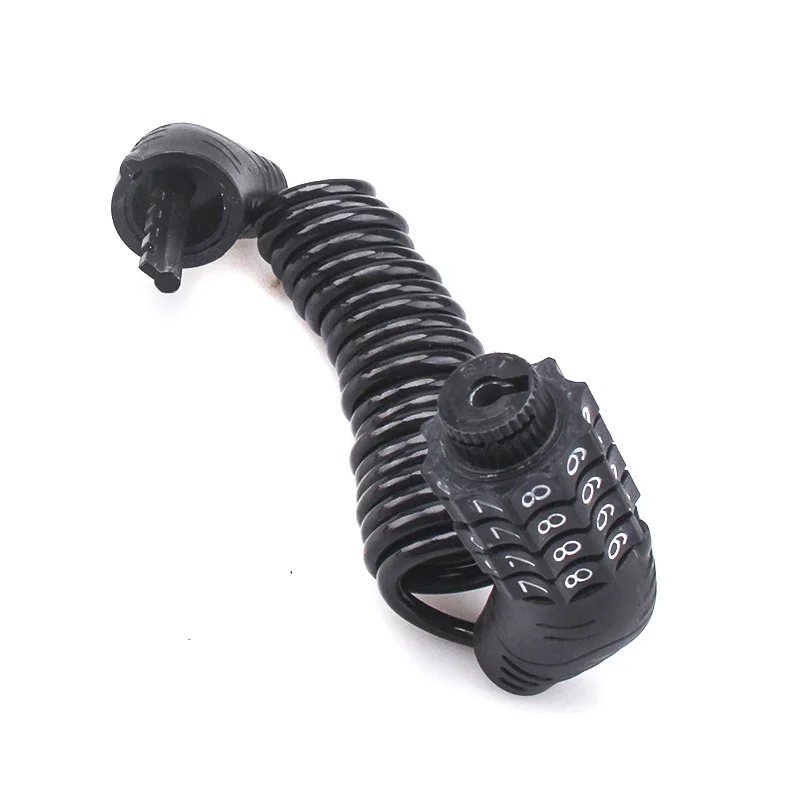 Candado para casco de moto con cable de acero y combinación - imagen 3
