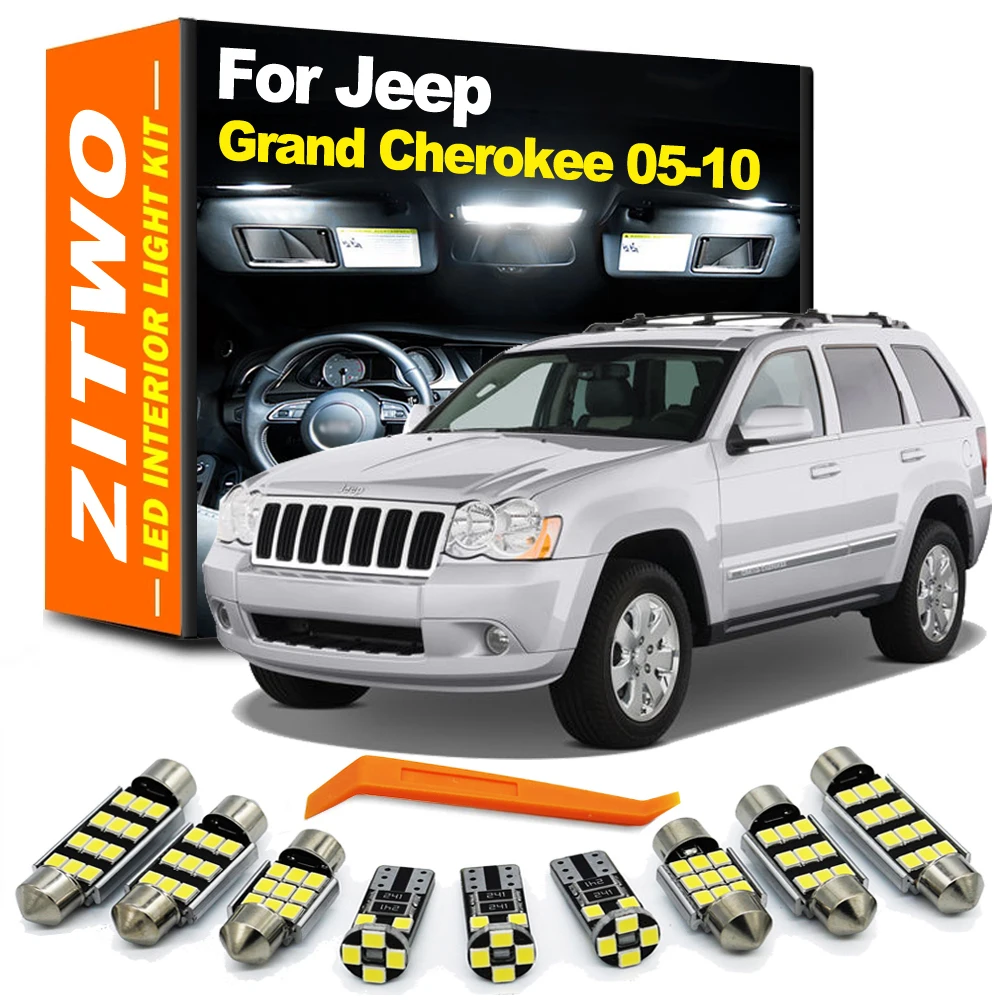 ZITWO Kit LED interior CANBUS para Jeep Grand Cherokee WK 2005-2010