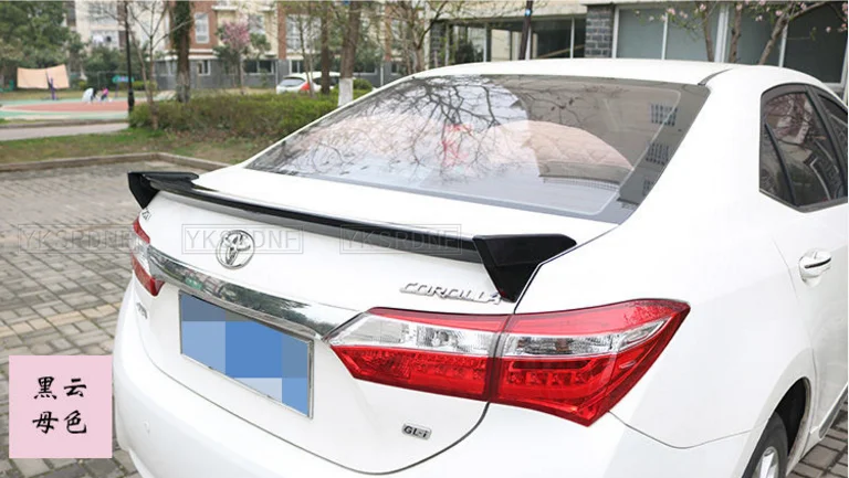 Para Toyota Corolla 2014 2015 2016 2017 ABS estilo TRD alerón trasero alerón deportivo para maletero Corolla 2014 2015 2016 2017 - imagen 4