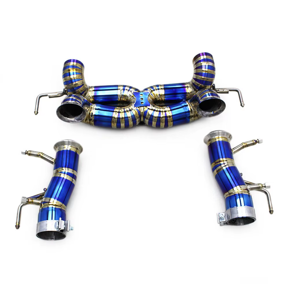 Sistema de escape cat-back de titanio Ferrari SF90 3.9 V8 Biturbo - imagen 3