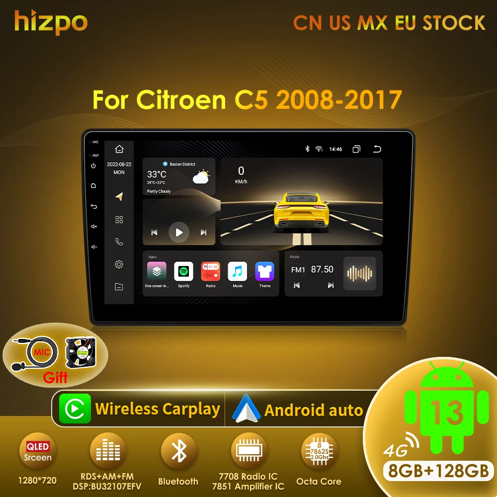 Autoradio Hizpo Citroen C5