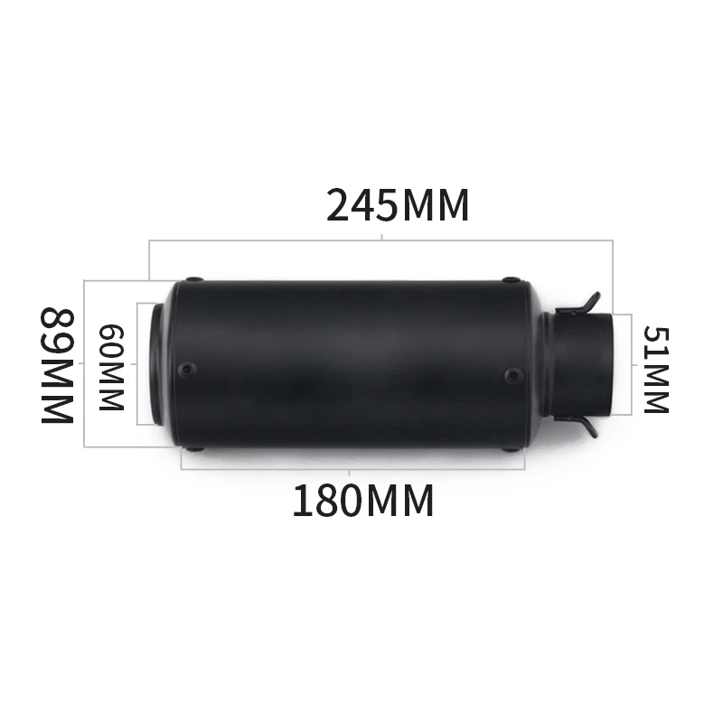 Vista detallada del silenciador DB Killer Remova