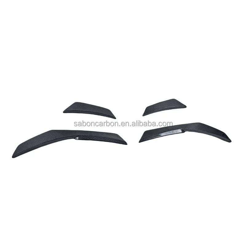 Canards delanteros de fibra de carbono para Audi R8 V10 2017-2019 - imagen 3