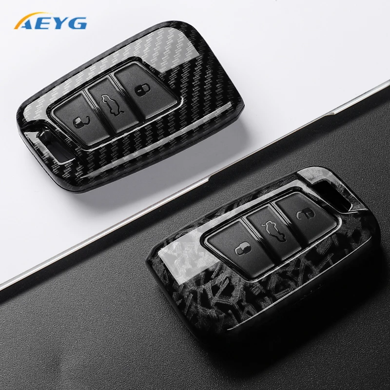 Funda llave Volkswagen de fibra de carbono ABS – Tiguan y Passat B8 - imagen 4