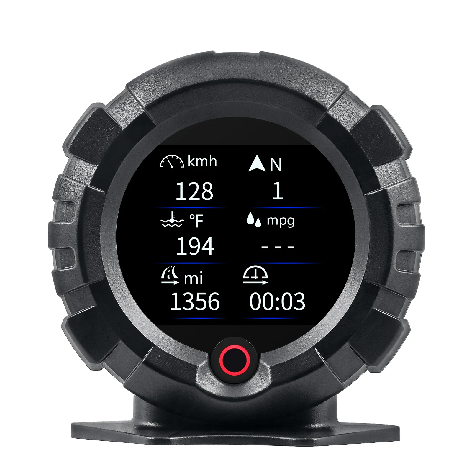 Inclinómetro GPS X95 con pantalla y alertas de velocidad y fatiga