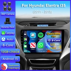 Radio Android 2DIN CarPlay y Bluetooth – Hyundai Elantra 2011-2015