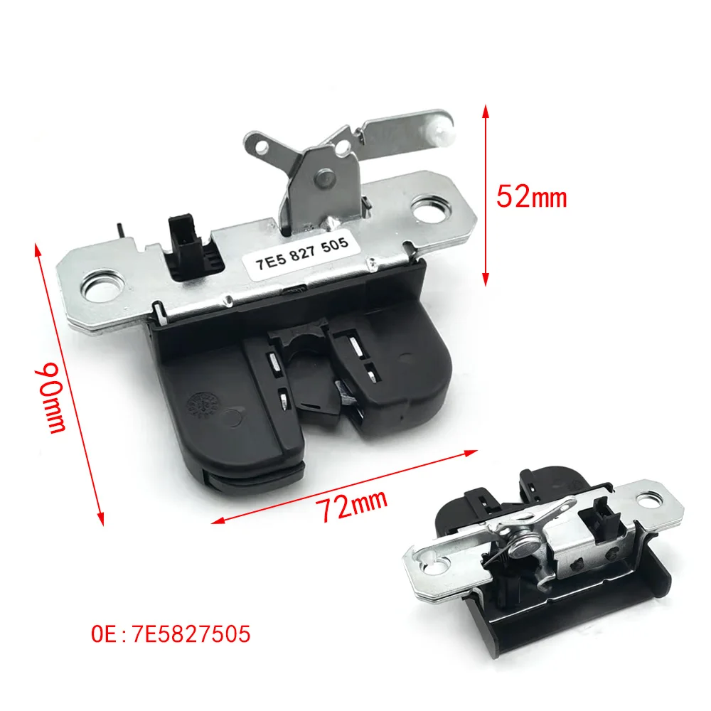 Vista frontal del actuador de cerradura para VW T5