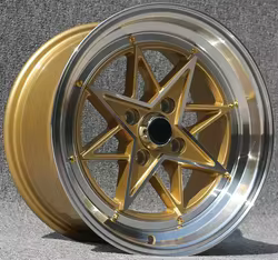 Llantas de aleación 15x8 4x100 con garganta profunda