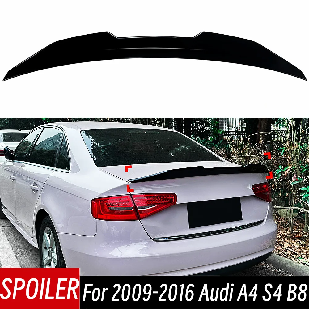 Kit alerón trasero tipo pato para Audi A4 S4 B8 2009-2016