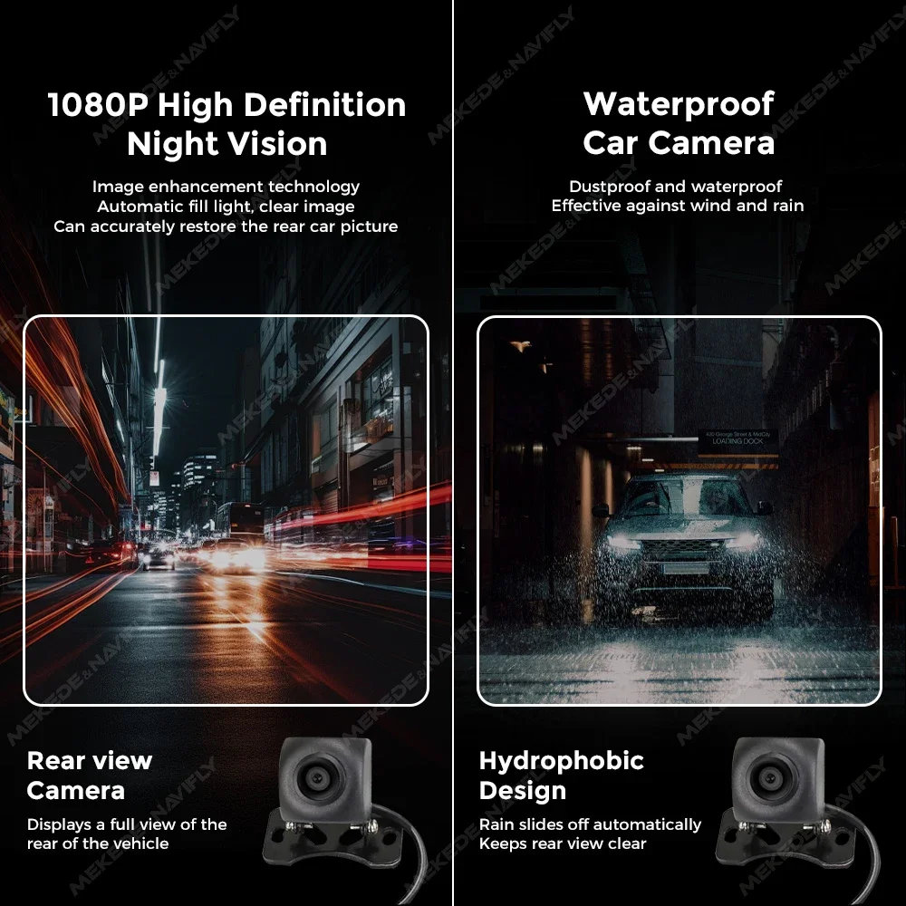 MEKEDE cámara marcha atrás 170° visión nocturna Honda Civic 2012-2015 - imagen 5