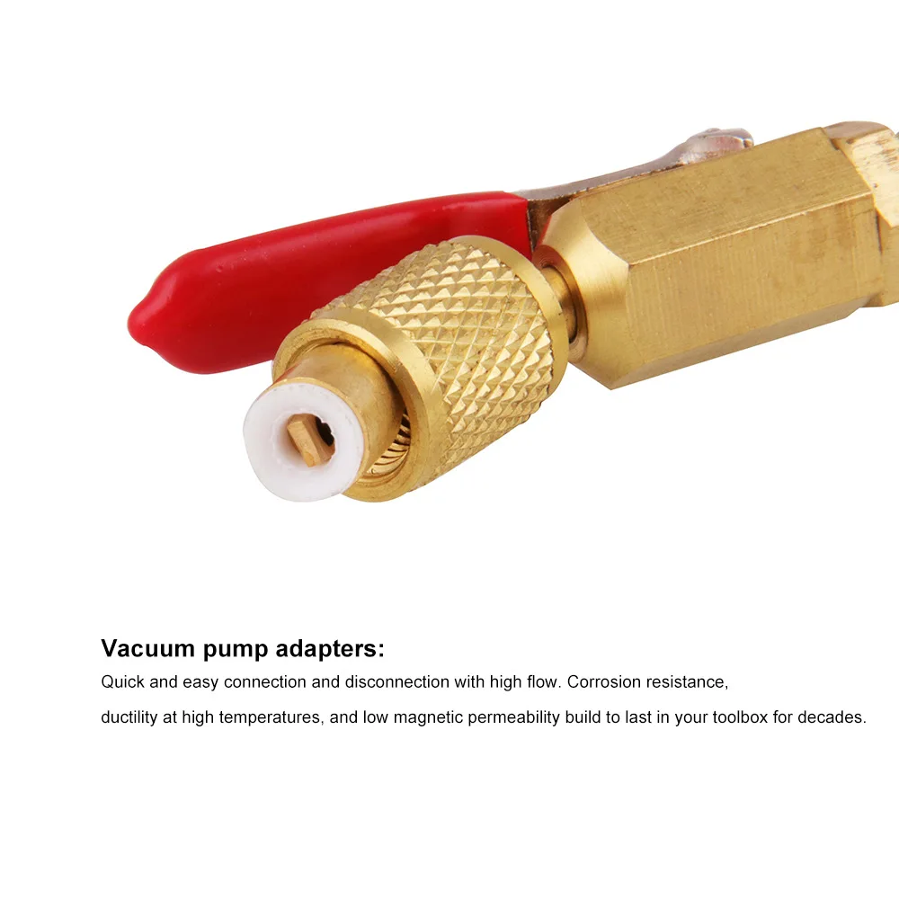 Válvula de bola en ángulo para aire acondicionado R410A - imagen 4