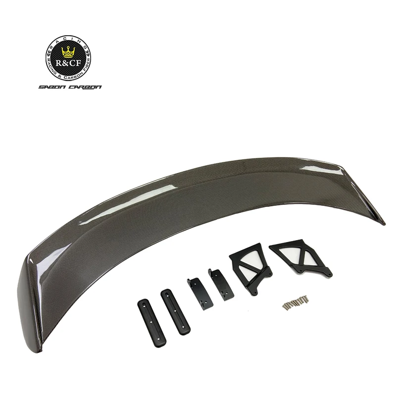 Alerón trasero GT4 de carbono para Porsche Cayman 981 y 718 Boxster