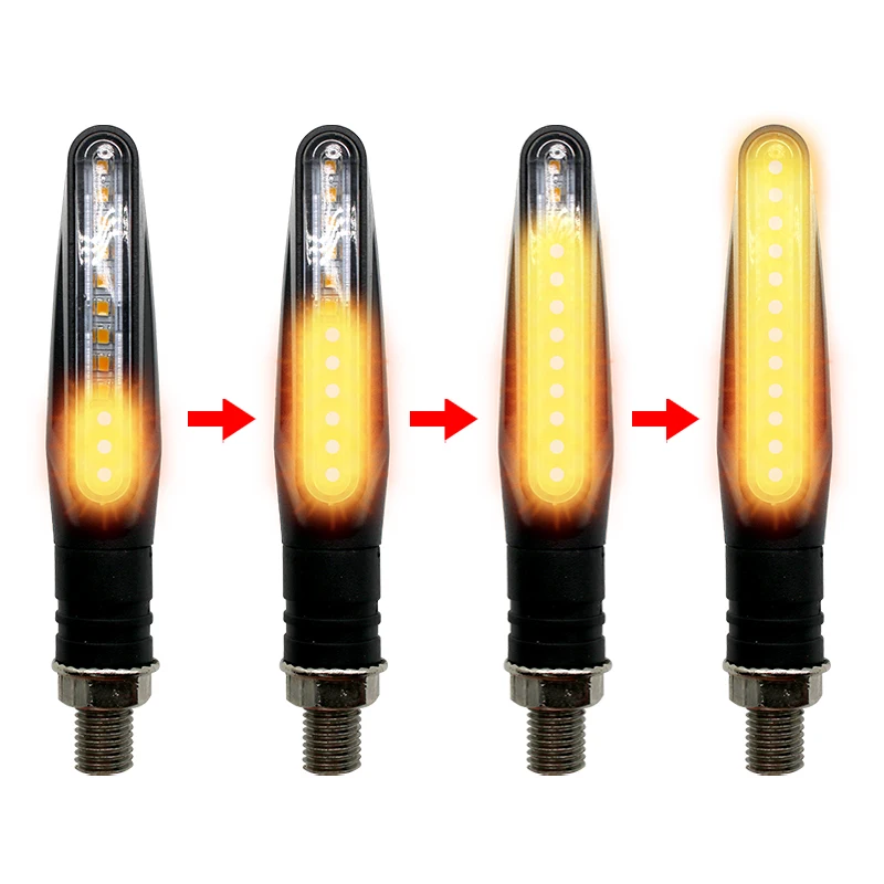 Intermitente LED universal para moto ámbar 12 V IP68