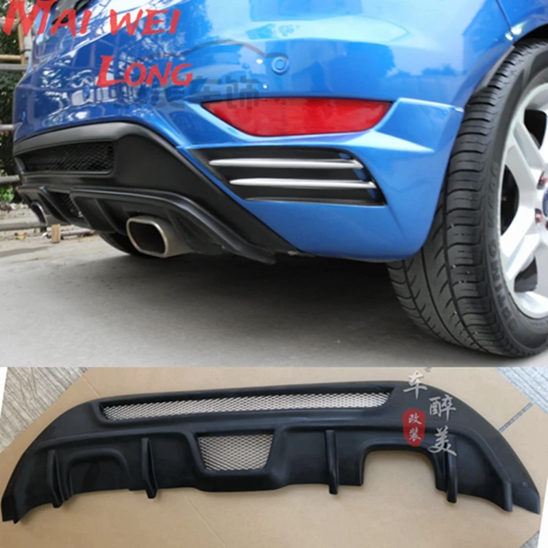 Labio difusor trasero ST ABS mate Ford Fiesta MK7 2008-2013 alerón