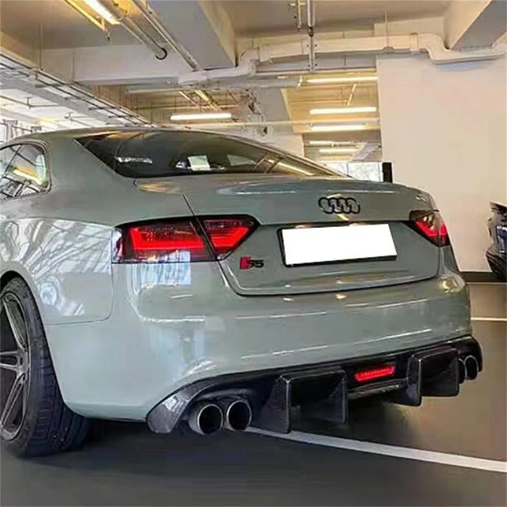 Splitter carbono para Audi A5 y S5 2014-2018 labio difusor spoiler