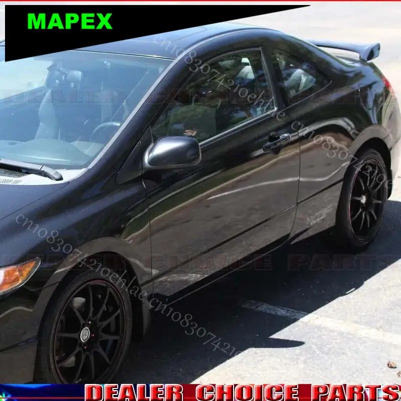 Alerón dos patas negro brillo para Honda Civic Si Coupe 2006-2011 - imagen 4