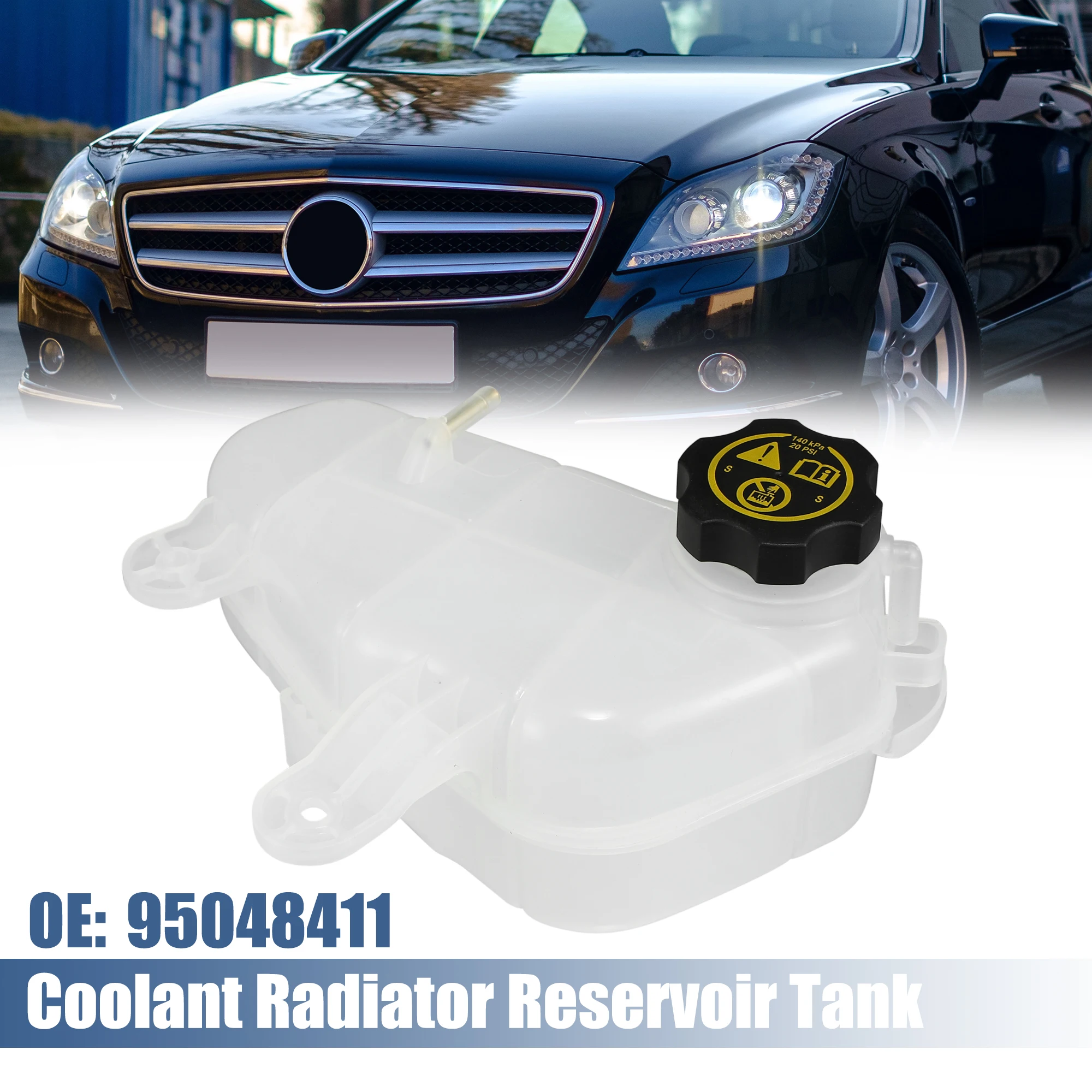 UXCELL 95048411 depósito refrigerante Chevrolet Sonic 1.4L 1.8L 2012