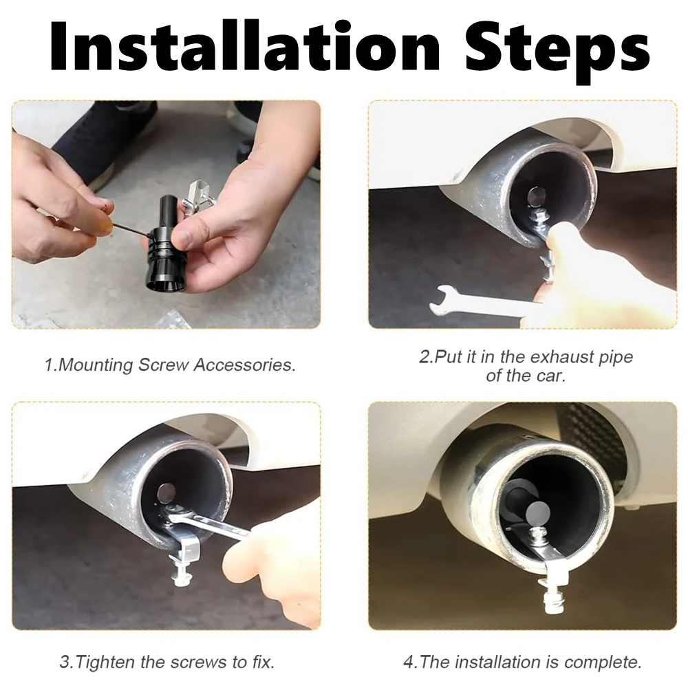 Silbato turbo universal para escape S/M/L/XL - imagen 5